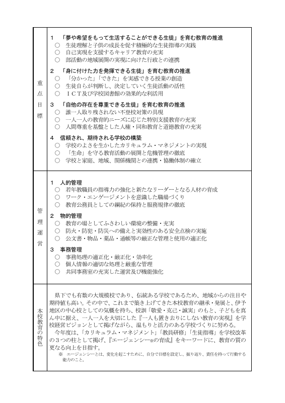 30【港南中】R8教育計画.pdfの2ページ目のサムネイル